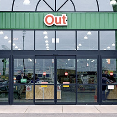 Pintu Otomatis Supermarket