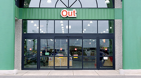 Pintu Otomatis Supermarket